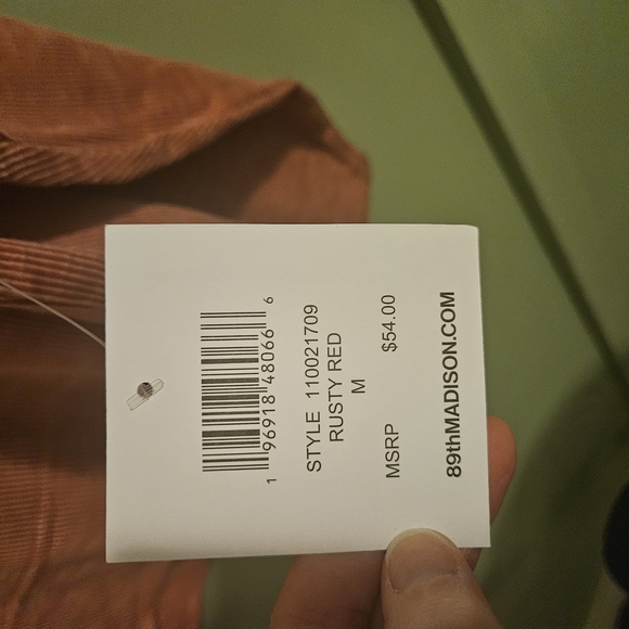 Cozy Rust Hooded Sweater - Picture 3 of 6